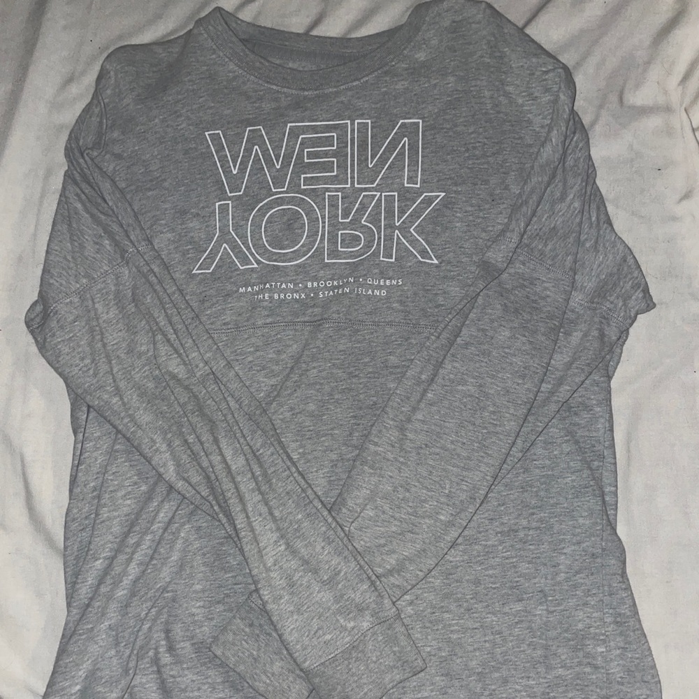 Aeropastalè Gray Long Sleeve Tee Shirt